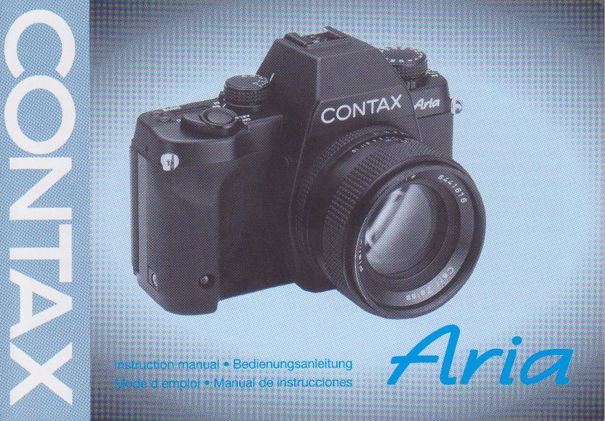 Contax Aria Manual (English)